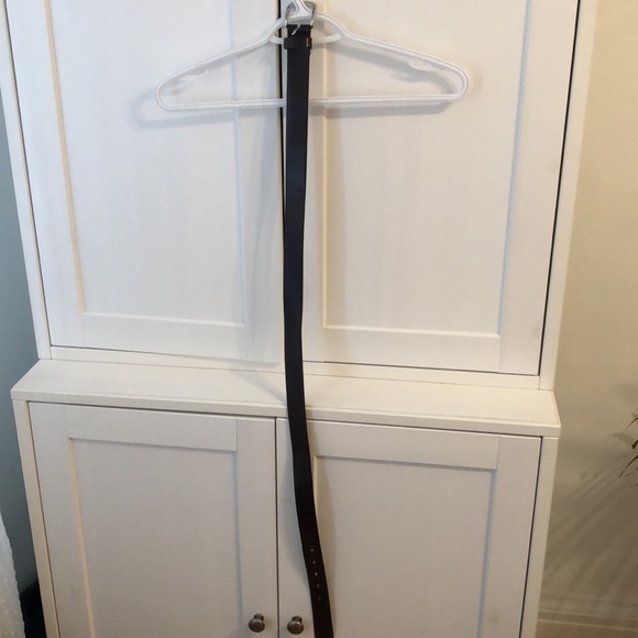 Genuine Italian leather dark brown belt - Picture 2 of 3